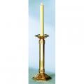 Altar Candlestick | 10 Sizes | Brass Or Bronze | Hexagonal Base & Column 