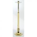  Processional Candlestick | Bronze Or Brass | Hexagonal Base | 44" 
