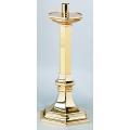  Paschal Candlestick | 28" | Brass Or Bronze | Hexagonal Column & Base 