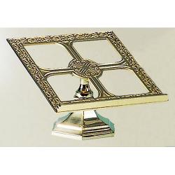  Missal Stand |13\" x 13\"| Brass Or Bronze | Geometric Pattern 