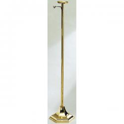  Thurible & Incense Boat Stand | Bronze Or Brass | 1 Shelf | 1 Hook | Hexagonal Base 