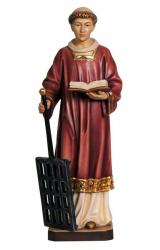 St. Laurence Statue in Maple or Linden Wood, 6.5\" - 71\"H 