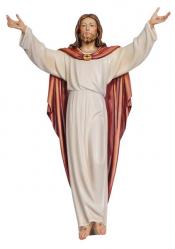  Risen Christ Statue in Maple or Linden Wood, 6\" - 95\"H 
