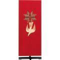  Red Ambo/Lectern Cover - Holy Spirit Motif - Omega Fabric 
