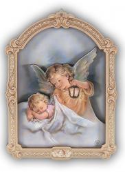  GUARDIAN ANGEL WITH LANTERN PLAQUE 