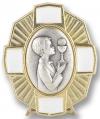  GOLD COMMUNION PLAQUE WITH BOY 