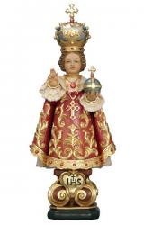  Infant of Prague Statue in Maple or Linden Wood, 6\" - 71\"H 