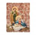  HOLY FAMILY LASER CUT WOODEN WALL PLAQUE 
