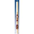  "Traditional" Wax Decorated Easter Paschal Candle 