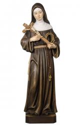  St. Rita Statue in Maple or Linden Wood, 6.5\" - 71\"H 