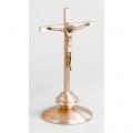  Satin Finish Bronze Altar Crucifix: 2515 Style - 12" Ht 