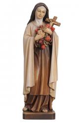  St. Theresa of Lisieux Statue in Maple or Linden Wood, 6\" - 71\"H 