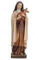  St. Theresa of Lisieux Statue in Maple or Linden Wood, 6" - 71"H 