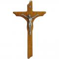  Wood & Metal Crucifix for Home - 9 7/8" Ht 