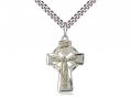  Celtic Crucifix Two Tone Neck Medal/Pendant Only 