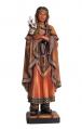  St. Kateri Tekakwitha Statue in Maple or Linden Wood, 8" - 71"H 