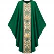  Gothic Chasuble Set - Plain Collar - Dupion Fabric - 5 Colors 