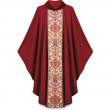 Gothic Chasuble Set - Plain Collar - Dupion Fabric - 5 Colors 