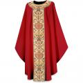  Red or White Gothic Chasuble - Dupion Fabric 