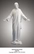  Welcoming Christ Statue in Linden Wood, 72" & 96"H 