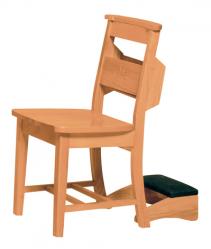  Flexible Seating Congregational Prie-Dieu Chair - Padded Seat 