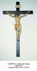  \"Cristo del Tacca\" Corpus with INRI in Linden Wood 
