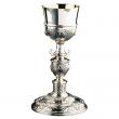  Plateresque Chalice & Scale Paten w/Ring 