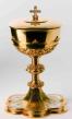  Life of Christ Motif Chalice & Scale Paten w/Ring 