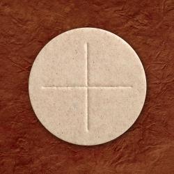  Whole Wheat Priest Communion Altar Bread/Wafers 2 3/4\" dia (Box/50) 
