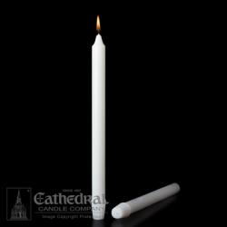  Stearine Candle 25/32 x 8-1/4 Med 6 SFE (36/bx) 