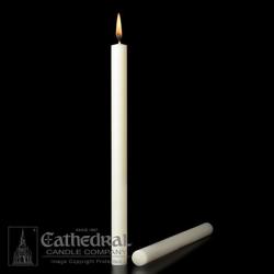  Stearine Candle 25/32 x 4-3/4 Short 12 PE (72/bx) 
