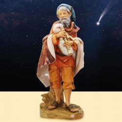  Small Individual Statue of Nativity Set - Shepherd/Pipes 