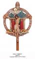  "Holy Trinity" Crucifix in Fiberglass, 46"H 