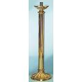  Paschal Candlestick | 48" | Brass Or Bronze | Round Base 