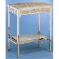  Credence Table | 17" X 26" X 33" | Bronze Or Brass | Marble Top 