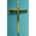  Cross | Wall | 7 Sizes | Bronze Or Brass | IHS Accent 