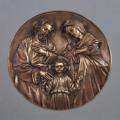  Holy Family Plaque | 17” | Bronze | Round | Statue Finish 