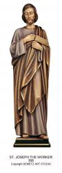  St. Joseph the Worker Statue in Fiberglass, 30\" - 96\"H 