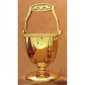  Satin Finish Bronze Holy Water Pot & Sprinkler: 3090 Style - 11 3/4" Ht 