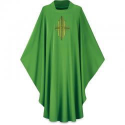  Green Gothic Chasuble - Lucia Fabric 