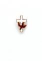  Holy Spirit/Dove & Cross Lapel Pin (10 pc) 