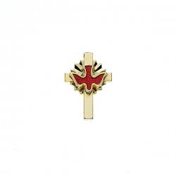  Holy Spirit/Dove & Cross Lapel Pin (10 pc) 