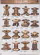  Combination Finish Bronze Altar Candlestick: 1120 Style - 20" Ht 