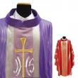  JHS Panel Chasuble/Dalmatic in Michelangelo Fabric 