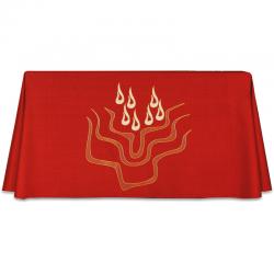  Red Full Laudian Frontal - Holy Spirit Motif - Omega Fabric 
