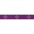  Purple Interchangeable Superfrontal - Lent Motif - Omega Fabric 