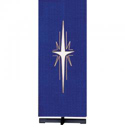  Blue Ambo/Lectern Cover - Advent Star - Lucia Fabric 
