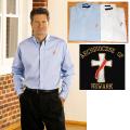  Long Sleeve Oxford Deacon/Clergy Shirt (60% Cotton/40% Poly) 