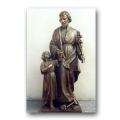  St. Joseph w/Child Jesus Statue - Bronze Metal (Custom) 