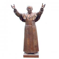  St. John Paul II Statue - Bronze Metal (Custom) 